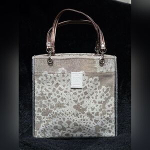 Elegant Silver Tote Bag